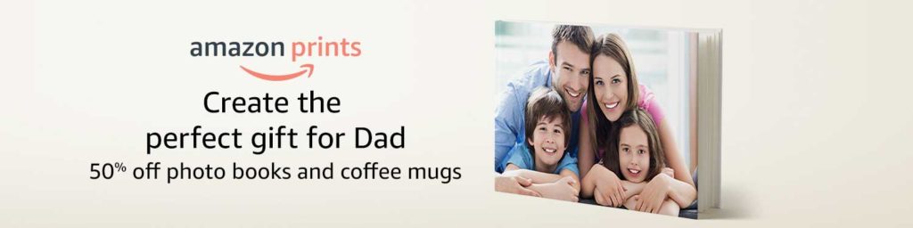 promo code 'LOVEDAD' on Amazon Prints