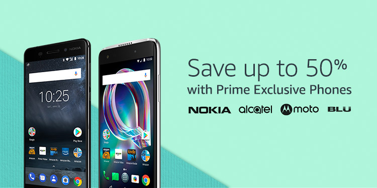 Savings on Prime Exclusive Phones