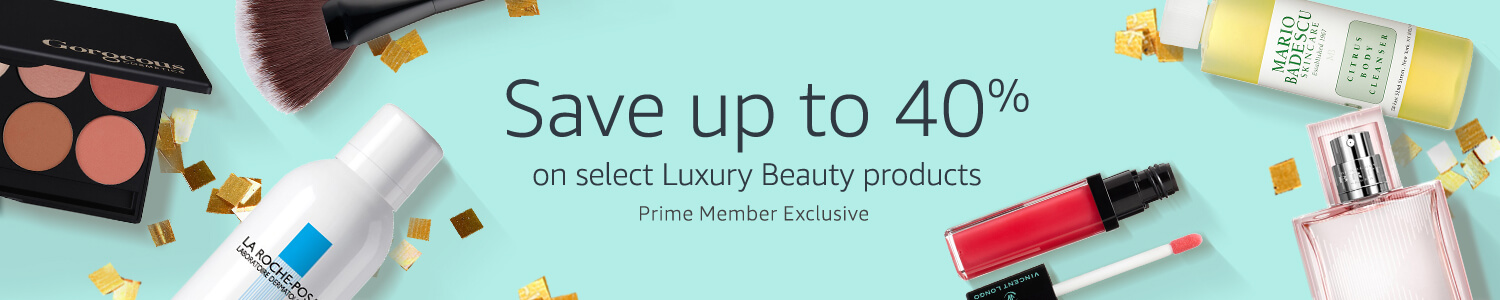 40% off luxury beauty