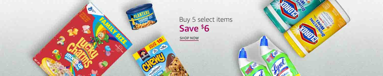 Promos in Prime Pantry to Amazon Prime Member