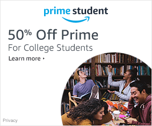 $5.49 a month Amazon Prime Student with no annual commitment