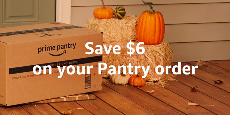 Promo code 'HOLIDAYSHIP' for savings on Amazon Prime Pantry