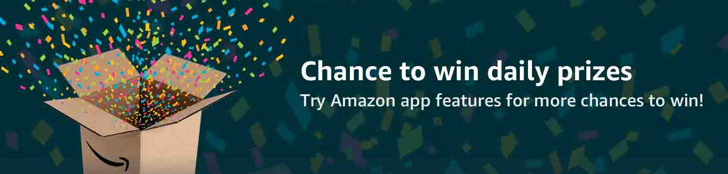 Holiday prizes daily through the Amazon App
