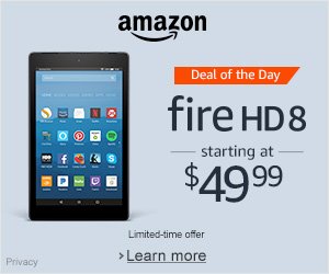 Monthly promos on Amazon Fire tablets