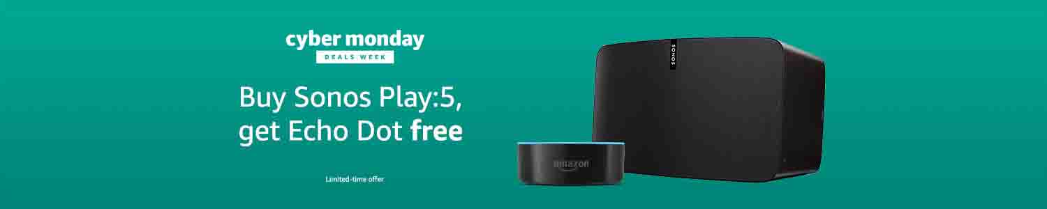 Buy Sonos Play:5 get free Amazon Echo Dot