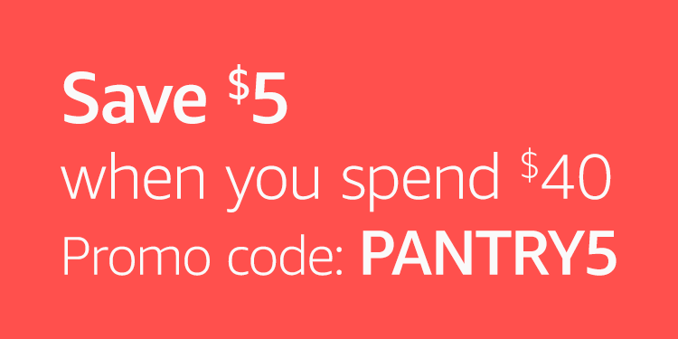  $5 off promo code 'PANTRY5' 