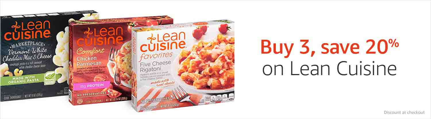 Buy 3, save 20% on Lean Cuisine items