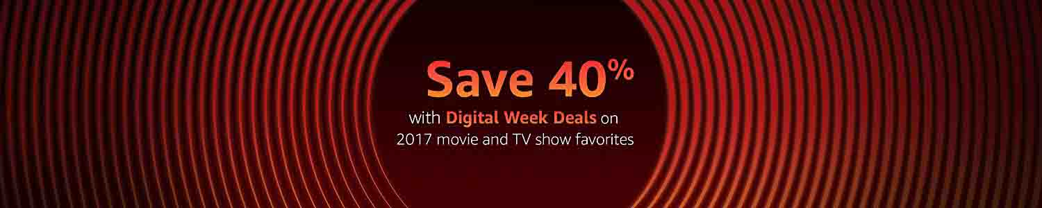 Holiday exclusive promo for movies & TV shows by Amazon