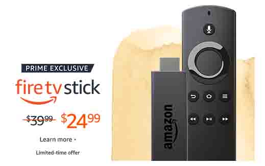 Extra $15 off promo for Amazon Fire TV Stick