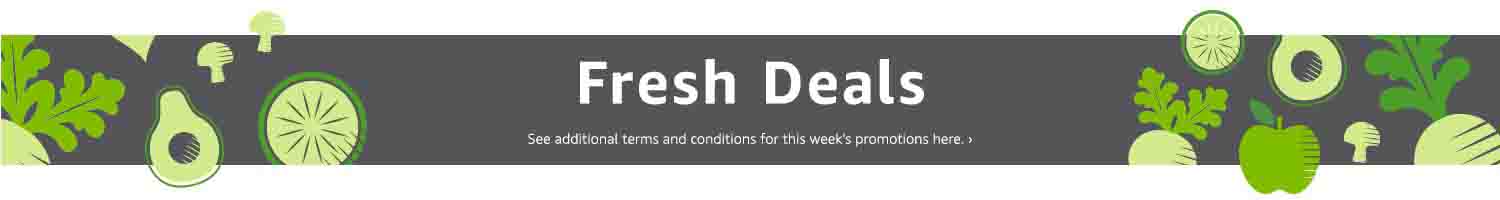 Extra $25 off March promo code 'FRESH25' for Amazon Fresh