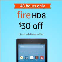 $30 off promo for the Amazon Fire HD 8 tablet 