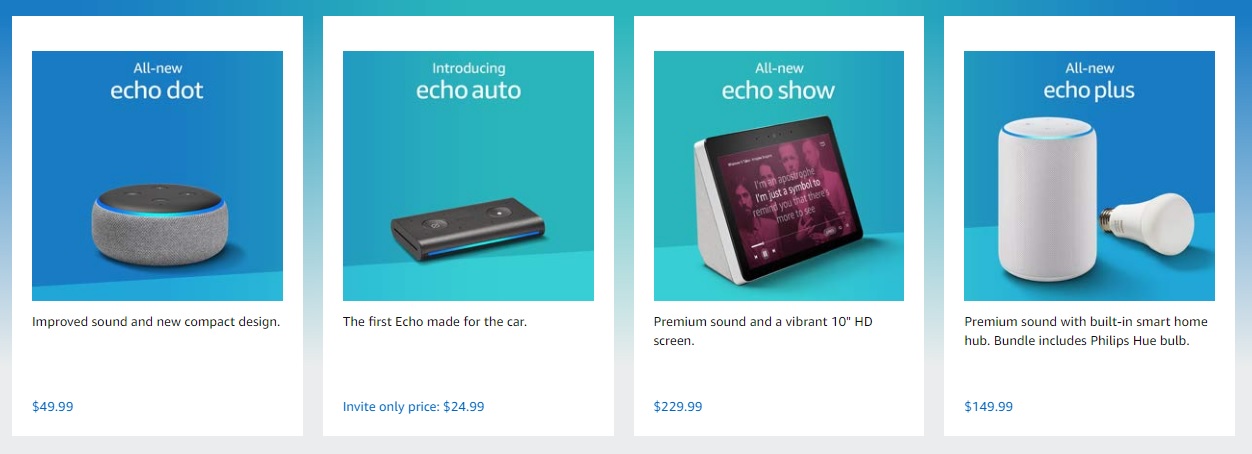 all-new Echo devices announced with promo codes at Amazon