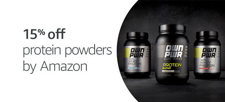 15% off promo coupon for OWN PWR sports nutrition products by Amazon