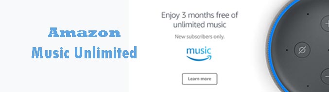 PROMO FOR 3 MONTHS FREE ON AMAZON MUSIC UNLIMITED WITH THE PURCHASE OF ECHO DEVICES
