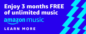 Promo for 3 months free on Amazon Music Unlimited with the purchase of Echo Devices