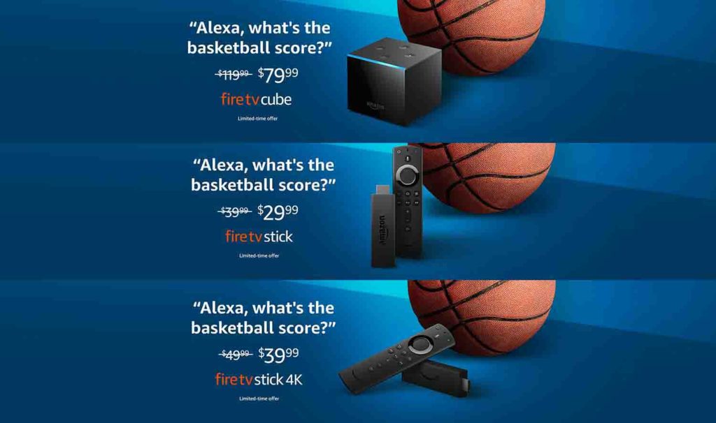 HOLIDAY PROMOS FOR FIRE TV CUBE /FIRE TV STICK/FIRE TV STICK 4K AND MORE
