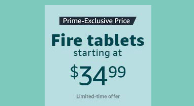 MONTHLY PROMOS ON AMAZON FIRE TABLETS
