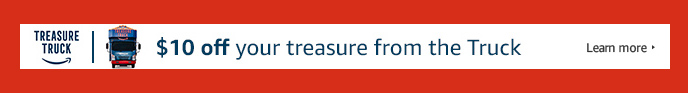 FREE $10 PROMO FOR AMAZON TREASURE TRUCK PURCHASE 