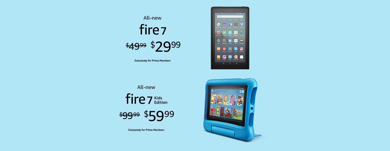 Monthly promos on Amazon Fire tablets