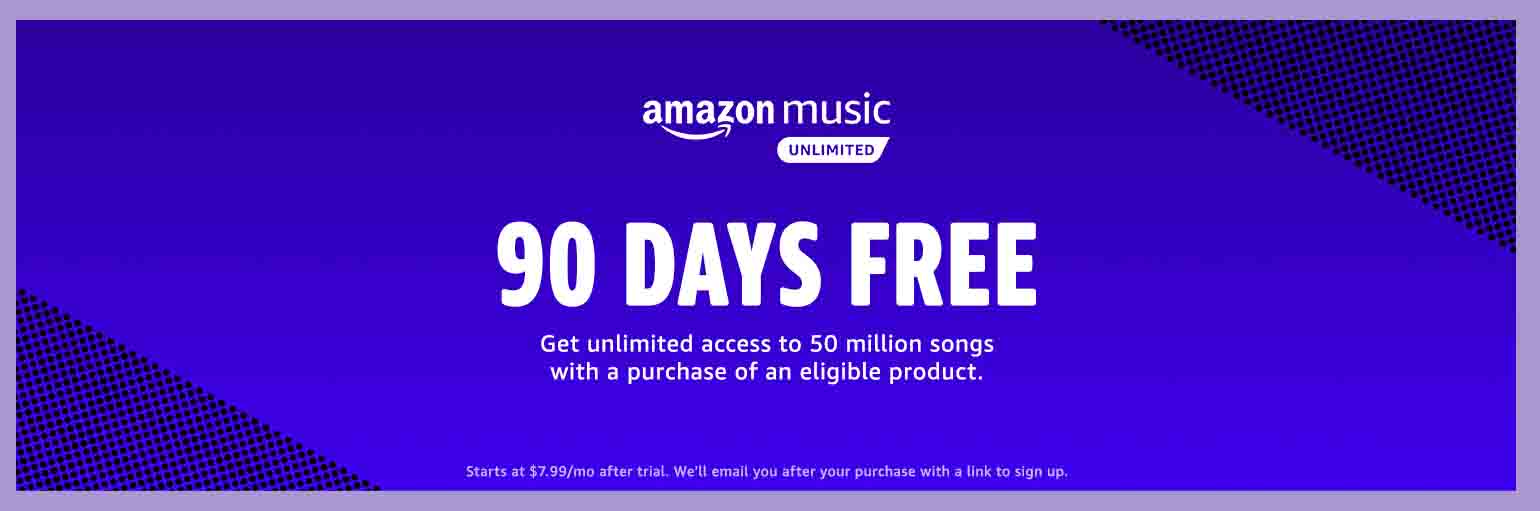 Free 3 months Amazon Music Unlimited