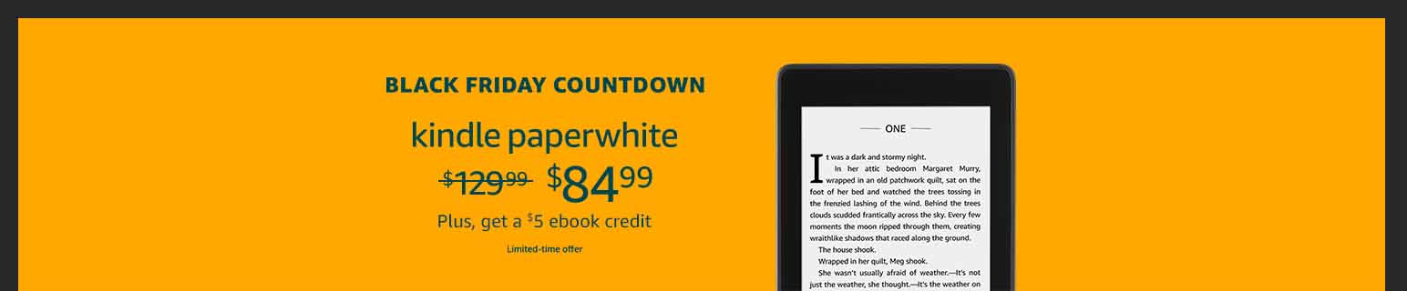 promos for Amazon Kindle Paperwhite