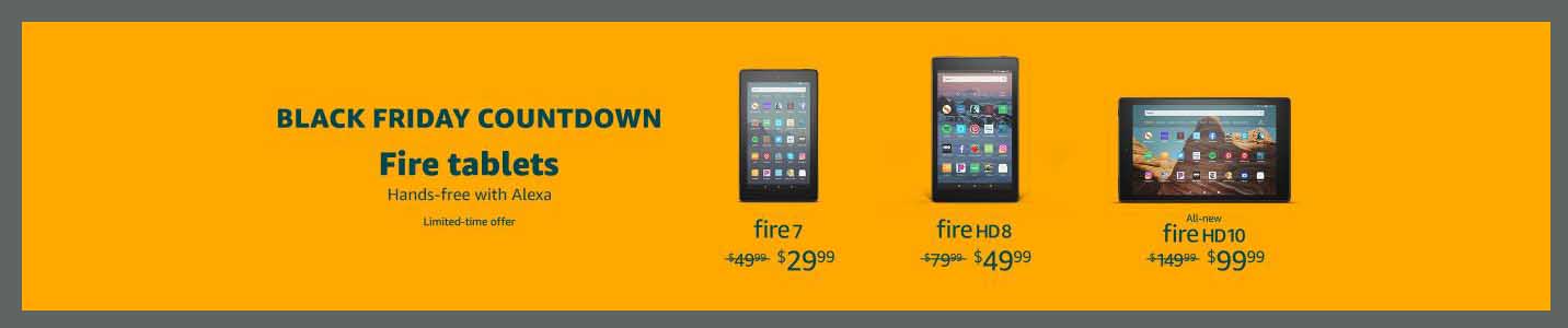 promos on Amazon Fire tablets