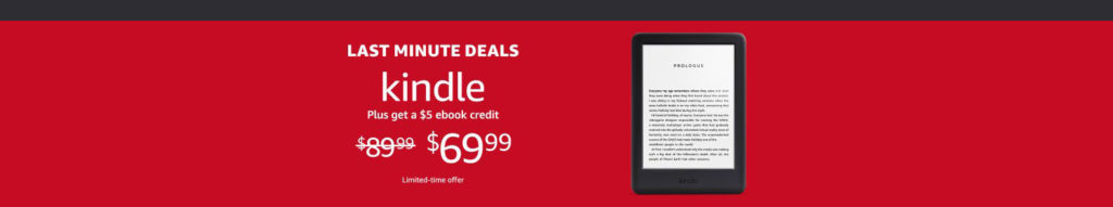 Kindle promo