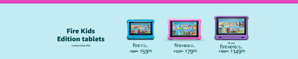 PROMOS ON AMAZON FIRE TABLETS