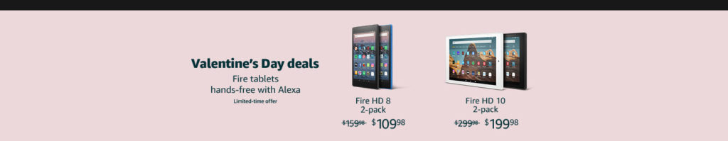  PROMOS ON AMAZON FIRE TABLETS