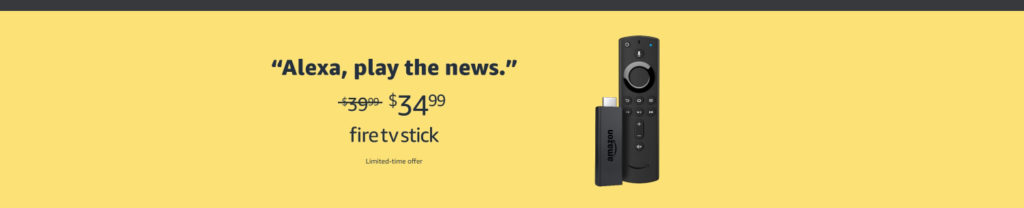 Fire TV Stick promo