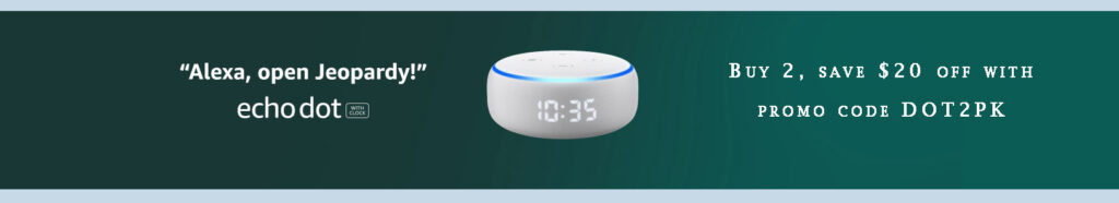 clock Echo Dot promo code