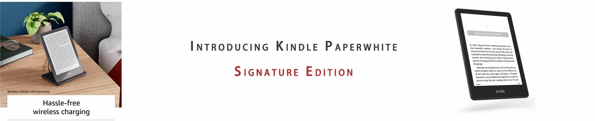 Kindle Paperwhite Signature Edition 