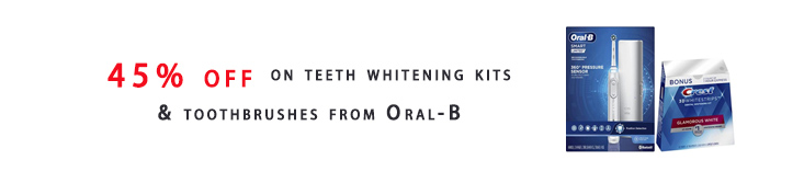 teeth whitening kits & toothbrushes from Oral-B