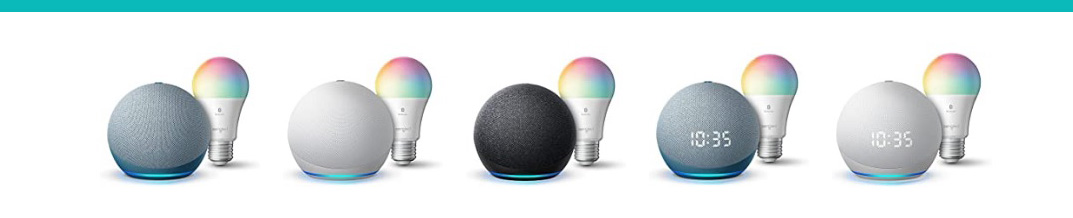 Echo Devices with Smart Bulb Bundles