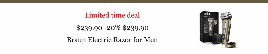 Braun Electric Razor